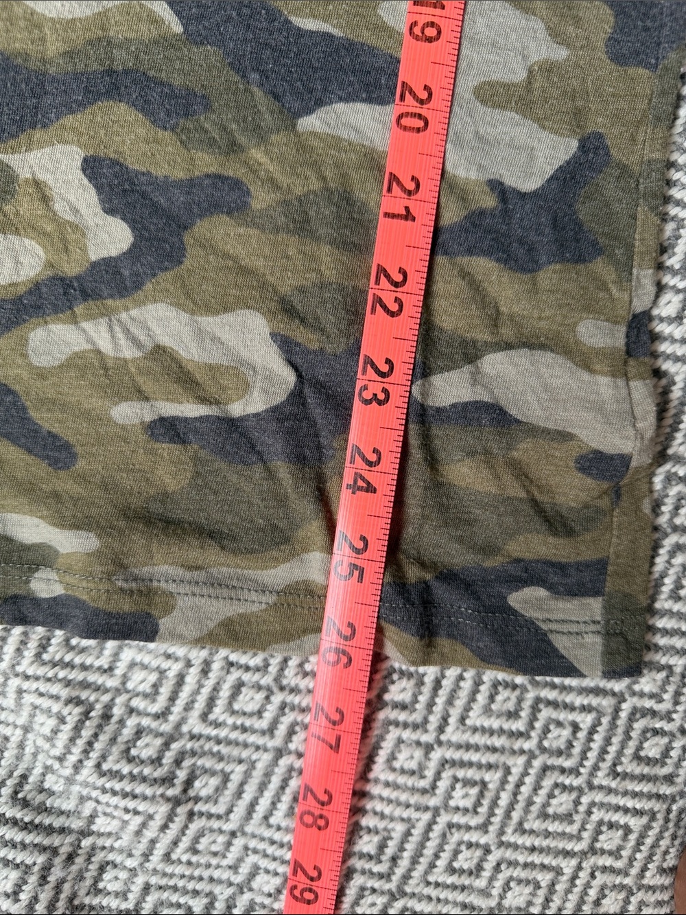 Arizona Jean Company Camo V-Neck Short Sleeve Tee - Olive, Khaki, Black - Picture 2 of 9